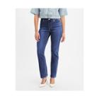 Levi's Women's Mid-rise Classic Straight Fit Jeans - Lapis Dark Horse