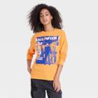 Women's Halloween Movie Graphic Sweatshirt - Orange