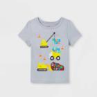 Toddler Boys' Adaptive Printed Short Sleeve Graphic T-shirt - Cat & Jack Light Heather Gray