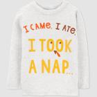 Baby Boys' 'i Came I Ate' Thanksgiving T-shirt - Just One You Made By Carter's Orange/gray