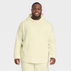 Men's Big Textured Knit Hoodie - All In Motion Yellow