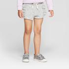 Target Toddler Girls' Ruffle Pull-on Shorts - Art Class Gray