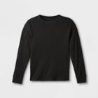 Plusboys' Thermal Long Sleeve T-shirt - Cat & Jack Black