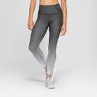 Women's Premium High-waisted Jacquard Ombre Leggings - C9 Champion Black/white Ombre