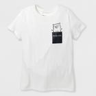 Shinsung Tongsang Women's Short Sleeve 'bearly Awake' Graphic T-shirt - Almond Cream