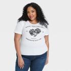 Schitt's Creek Women's Schitts Creek Plus Size Rose Apothecary Short Sleeve Graphic T-shirt - White