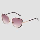 Women's Metal Cat Eye Sunglasses - Universal Thread Gold