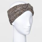 Women's Knit Headband - Universal Thread Black/brown