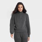 Women's Mock Turtleneck Pullover Sweater - Universal Thread Charcoal Gray