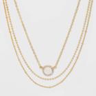 Sugarfix By Baublebar Pre-layered Pendant Necklace - White, Women's