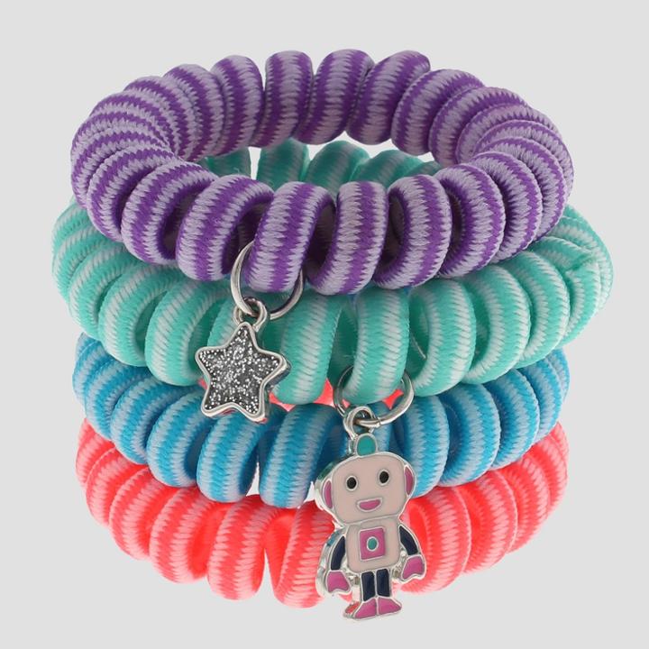 Girls' 4pc Robot Charms Bracelet Set - Cat & Jack,