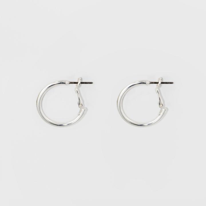 Hoop Earrings - A New Day Silver, Women's,