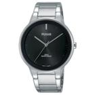 Men's Pulsar - Silver Tone With Black Dial And Bezel Pg2043
