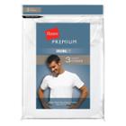 Hanes Premium Hanes Men's 3-pack Crew Neck T-shirt - White