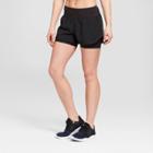 Women's Training Mid-rise Knit Layered Shorts 4 - C9 Champion Black