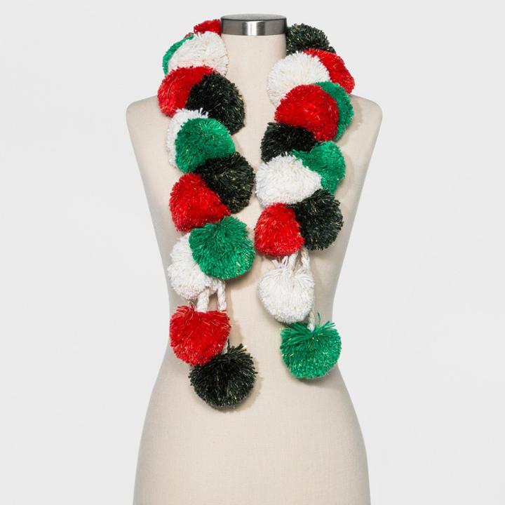 Ugly Stuff Holiday Supply Co. Women's Pom Stole