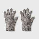 Women's Fashion Knit Gloves - Universal Thread Heather Gray