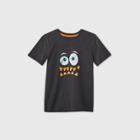Boys' Halloween Short Sleeve 'candy Corn Face' Graphic T-shirt - Cat & Jack Black