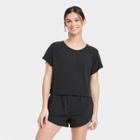 Women's Core Boxy Athletic T-shirt - All In Motion Black