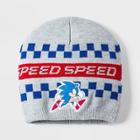 Boys' Sonic The Hedgehog Beanie, Gray
