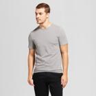 Men's Slim Fit Pima Crewneck T-shirt - Goodfellow & Co Gray