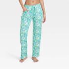 Women's Dot Print Beautifully Soft Pajama Pants - Stars Above Blue