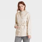 Women's Faux Leather Anorak Jacket - A New Day