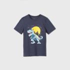 Boys' Adaptive Dinosaur Graphic T-shirt - Cat & Jack Navy