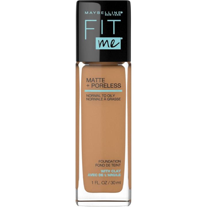 Maybelline Fit Me Matte + Poreless Oil Free Foundation - 332 Golden Caramel