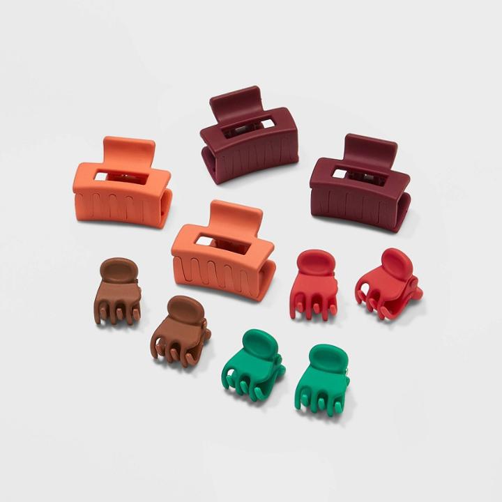 Mini Claw Hair Clip Set 10pk - Wild Fable