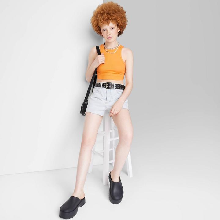 Women's Tiny Tank Top - Wild Fable Orange Xxs