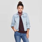 Women's Essential Freeborn Denim Jacket - Universal Thread Light Wash