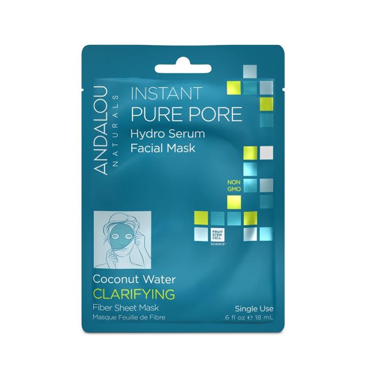 Andalou Naturals Clear Skin Hydro Serum Face Mask - Coconut Water