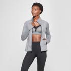 Women's Knit Full Zip Track Jacket - C9 Champion Black Heather M, Size: Medium, Black Grey