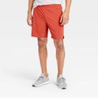 Men's 7 Lined Run Shorts - All In Motion Deep Red