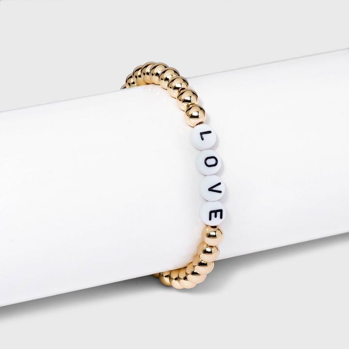 Sugarfix By Baublebar Love Beaded Bracelet - Gold