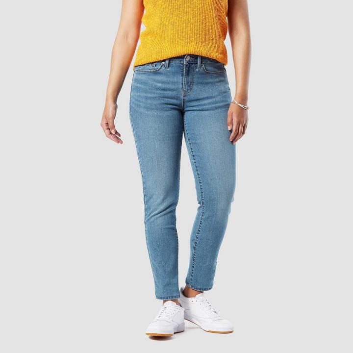 Denizen From Levi's Women's Mid-rise Slim Jeans - Good Vibes