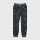 Boys' Camo Print French Terry Jogger Pants - Cat & Jack Green