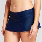 Women's Swim Skirt - Navy - S - Merona, Navy Voyage