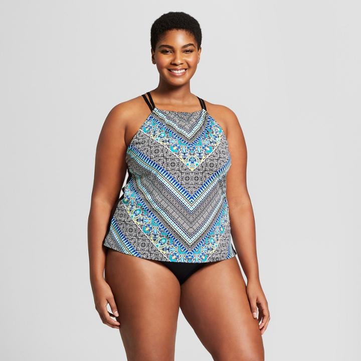 Clean Water Cleanwater Women's Tribal High Neck Tankini - 24w,