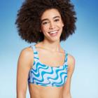Women's Pullover Bralette Bikini Top - Wild Fable Multi Swirl Print Xxs