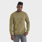 Well Worn Black History Month Men's Silhouette Sweatshirt - Green