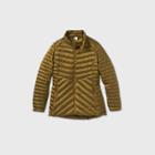 Women's Plus Size Packable Down Puffer Jacket - All In Motion Green/gold