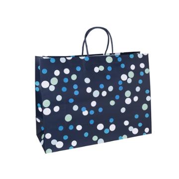 Spritz Large Dotted Vogue Gift Bags Navy -