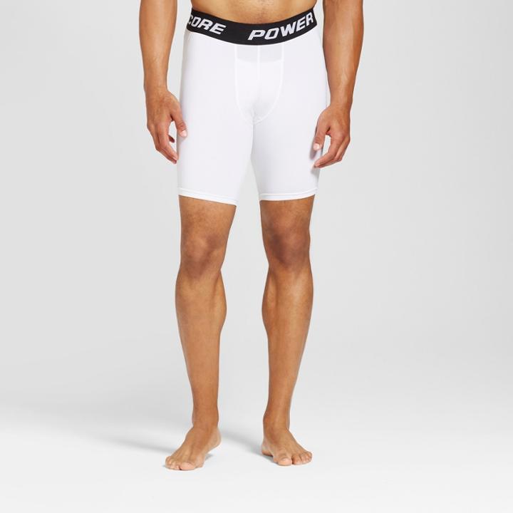 Men's 9 Compression Shorts - C9 Champion White