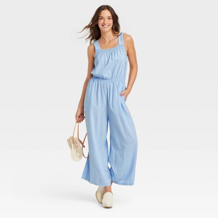 Women's Tank Jumpsuit - Universal Thread Blue