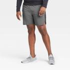 Men's 7 Unlined Run Shorts - All In Motion Black Heather