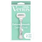 Venus Deluxe Smooth Sensitive Women's Razor + Razor Blade Refills