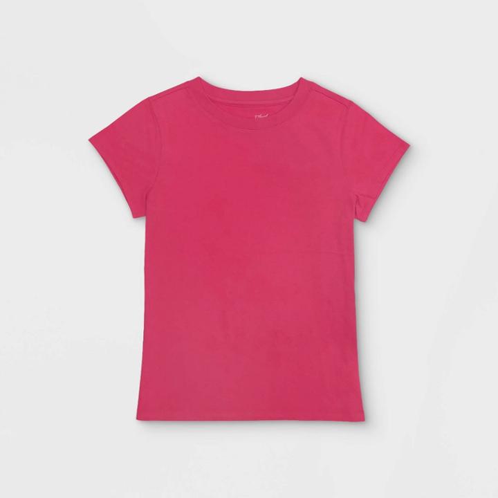 Women's Short Sleeve T-shirt - Universal Thread Pink
