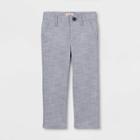Toddler Boys' Stretch Chambray Chino Pants - Cat & Jack Blue